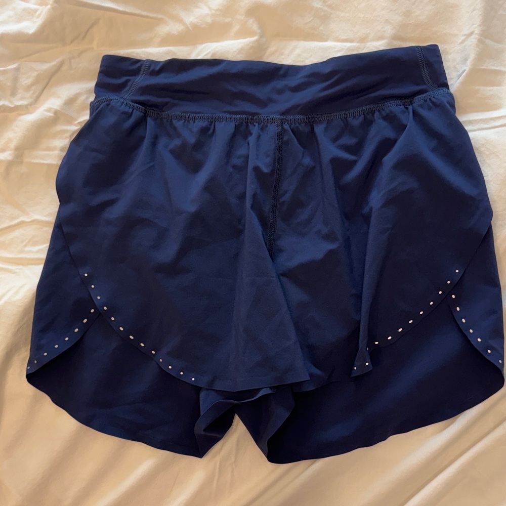 Women's Dark Blue Fast & Free Shorts